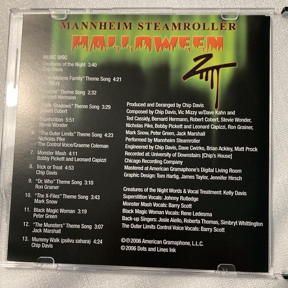 Halloween 2 Creatures Collection CD Mannheim Steamroller Set of 3 - Picture 4 of 9